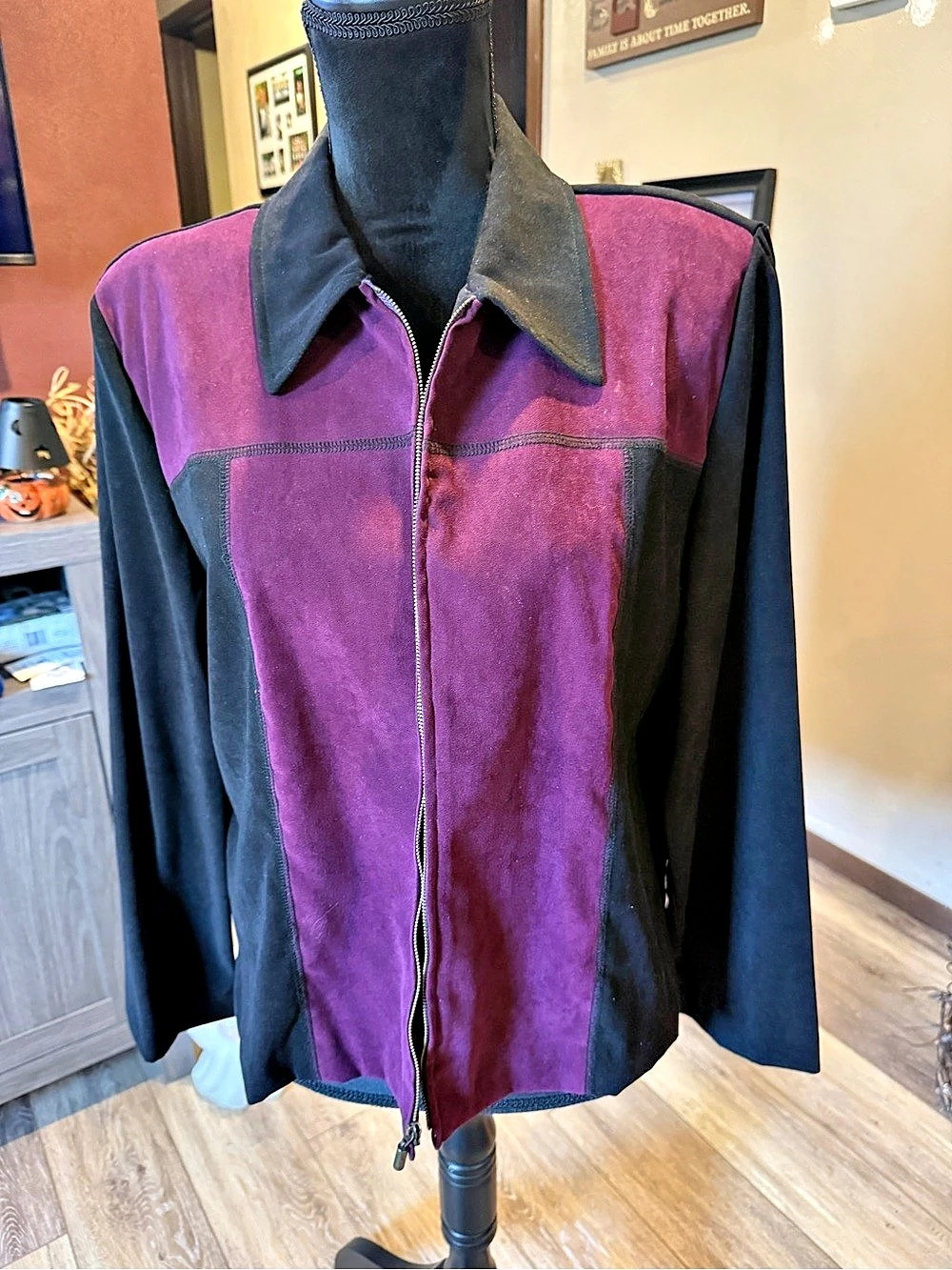 Briggs Color Block Zip Jacket PL Like New